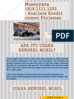 Usaha Bengkel Mobil Analisis Komprehensif