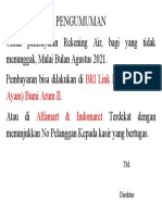 PENGUMUMAN