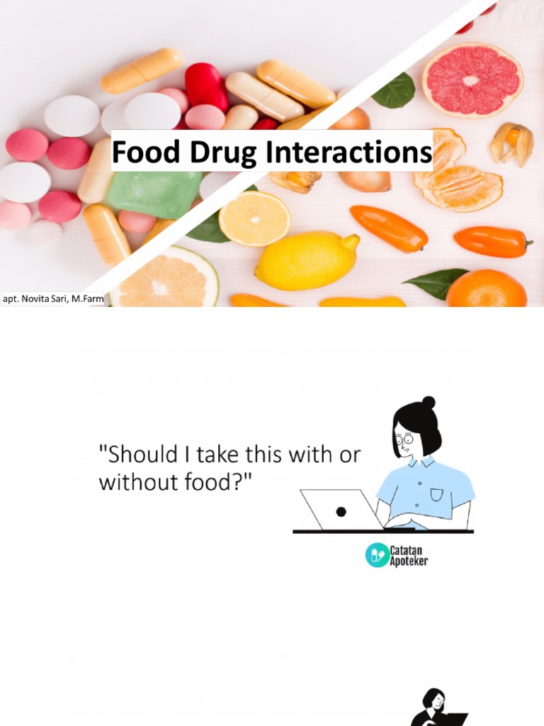 Food Drug Interaction PDF Pharmaceutical Sciences Drugs