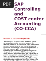 SAP Controlling and COST Center Accounting (CO-CCA)