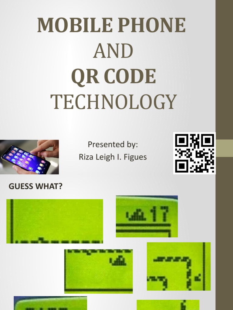 Mobile Phone and QR Code | PDF | Qr Code | Smartphone