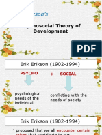 Erik Erikson's Eight Stages of Psychosocial Development