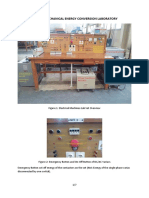 Electromechanical Energy Conversion Laboratory: Figure 1. Electrical Machines Lab Set Overview