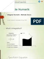 8d. Integral - Mwtode Gauss