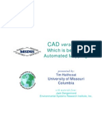CAD GIS: Which Is Better For Automated Mapping?