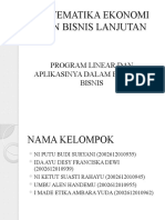 MATEMATIKA EKONOMI DAN BISNIS LANJUTAN (Autosaved)