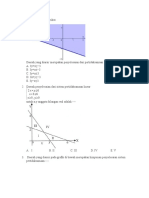 1. Grafik pertidaksamaan linear