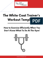 WCT Workout Template