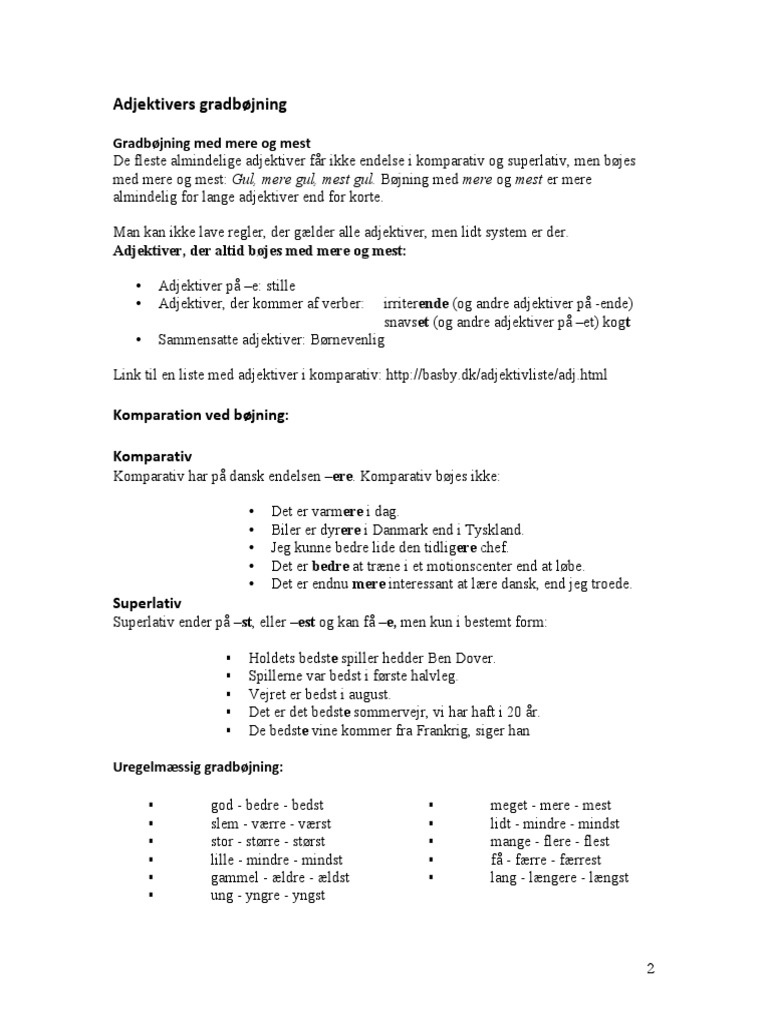 Sammenligning | PDF