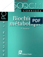 150 QCM Corrigés Biochimie Métabolique