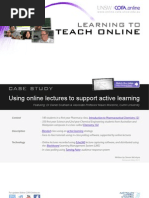 Download Using online lectures to support active learning - Case study by Simon McIntyre SN55156210 doc pdf
