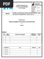 MS-E011-ALF-MS For Installation of LVAC Panels