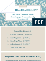 Kelompok 10 - Rapid Health Assessment - Keperawatan Bencana - Pak Armunanto