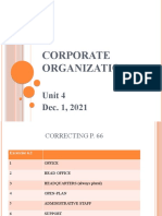 Company Organization 1 Dec