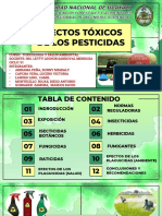 EFECTOS TOXICOS DE LOS PLAGUICIDAS