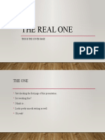 The Real One: This Is The Cover Page