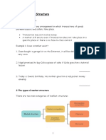 Topic: Market Structure: 1 What Is A Market?