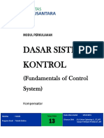 Modul 13 - Dasar Sistem Kontrol