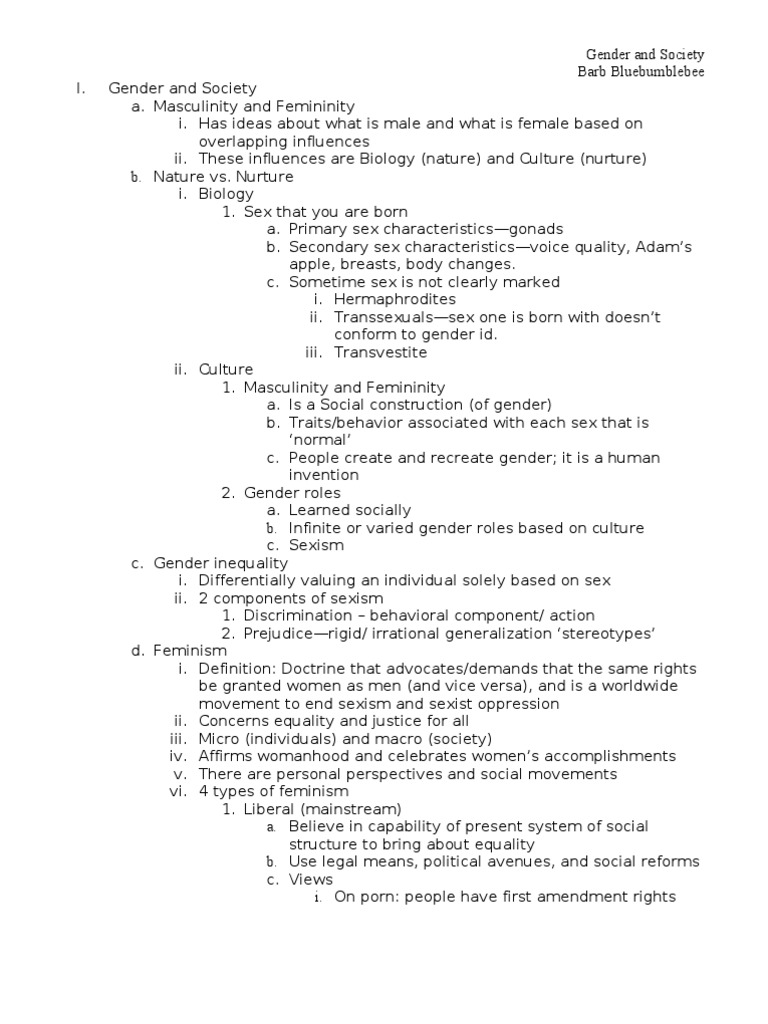 Understanding Gender and Society Dynamics | PDF | Sexism | Gender Role
