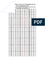 CSSS Pre Exam 2021 Ans Key Series