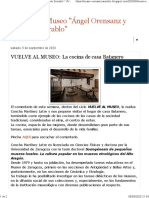 El Blog Del Museo 'Ángel Orensanz y Artes de Serrablo' VUELVE AL MUSEO La Cocina de Casa Batanero