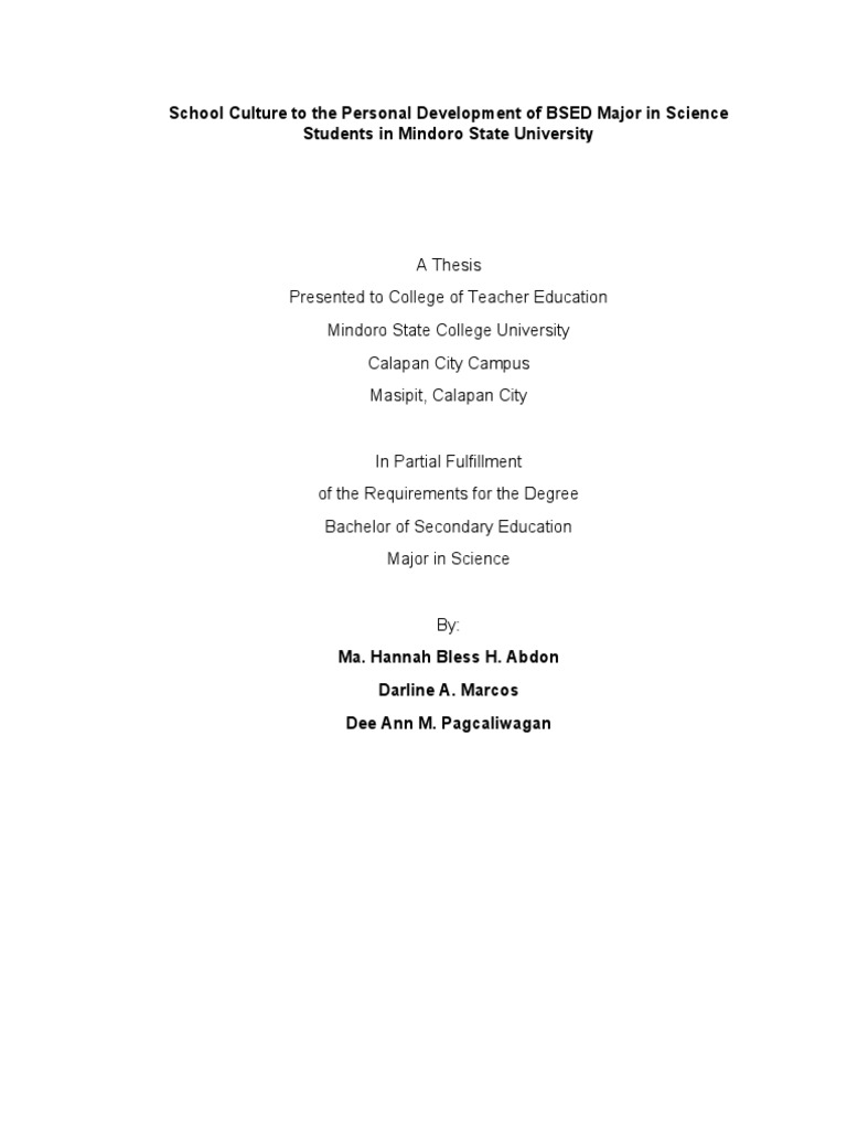Impact of School Culture on Student Growth | PDF | Survey Methodology ...