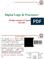 Digital Logic & Processors: Design Concepts of Encoder & Decoder