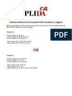 Soluzioni PLIDA - A1 - C2