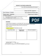 Brief Explanation of Perspective in Which The Assignment Is Put Forward