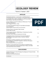 Human Ecology Review