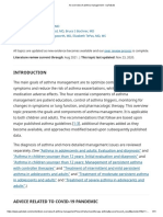 An Overview of Asthma Management - UpToDate