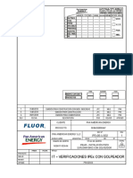 Verificación de equipos e instalaciones para la operación de pozos exploratorios con golpeador