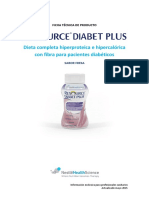 Dieta Completa Hiperproteica e Hipercalórica Con Fibra para Pacientes Diabéticos