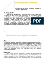 Problems in Performance Appraisal: 1. Subjectivity