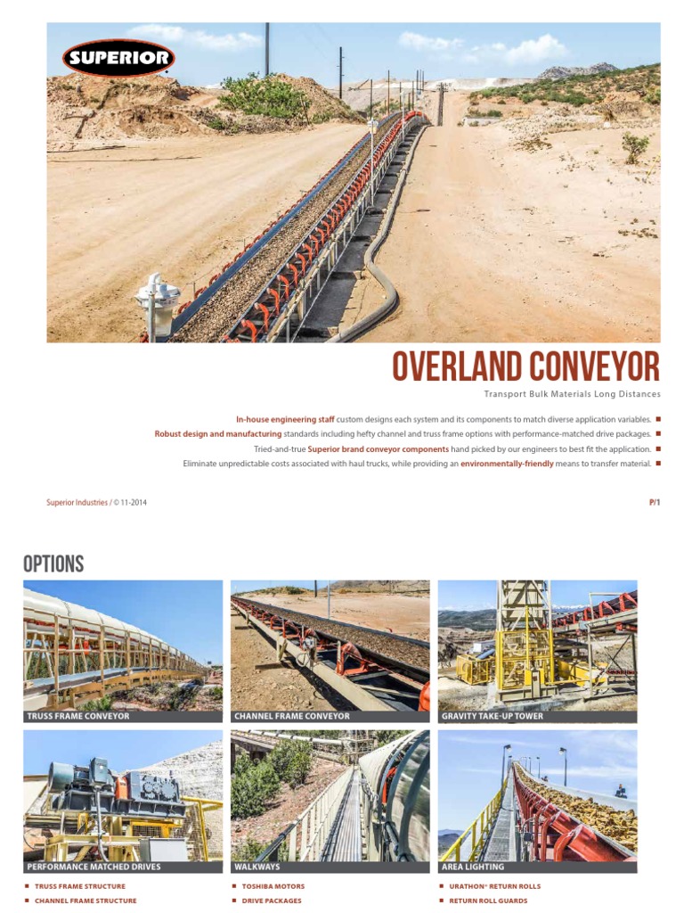 Overland Conveyor | PDF | Belt (Mechanical) | Vehicle Technology