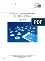 2019 EP SEPS and The Internet of Things (Report For JURI Committee)