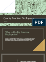 Quality Function Deployment: - Team 9