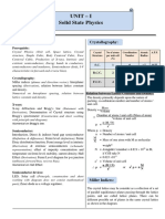 Unit-I Solid State Physics (ALL)