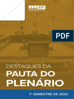 Supremo Tribunal Federal - Pauta 2022