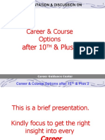 Career & Course Options: After 10 & Plus 2