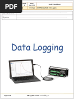 Data Logging: ICT Grade 8 Date: Study / Work Sheet Block (2) Unit/Lesson/Topic Data Logging