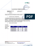 Evaluacion General Termofusores - 800 Wts