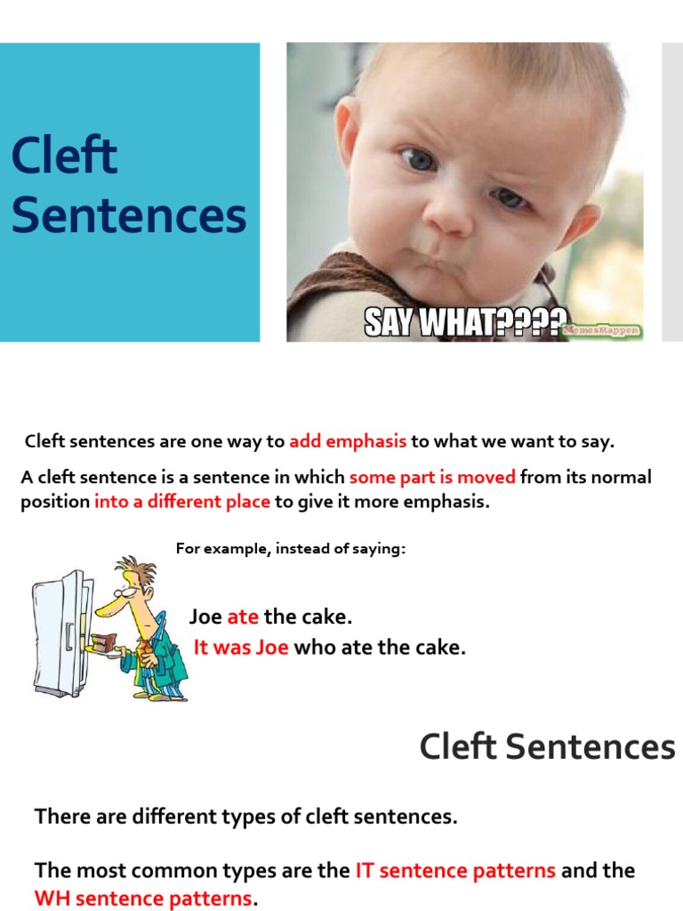 Understanding Cleft Sentences | PDF | Language Arts & Discipline