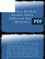 Angeline Bakkila Knows Many Different Styles of Dance