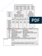 Timetable