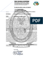 Informe de actividades realizadas por la Oficina de Abastecimientos de la UGEL Cotabambas en marzo 2021