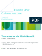 Mixed Speed Bundle-Ether Customer Use Case: 2013 Nttcom Account Team