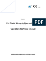 Operation/Technical Manual: Full Digital Ultrasonic Diagnostic System