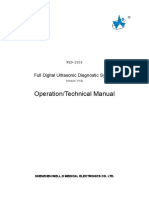 Operation/Technical Manual: Full Digital Ultrasonic Diagnostic System