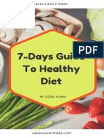 7-Days Guide To Healthy Diet